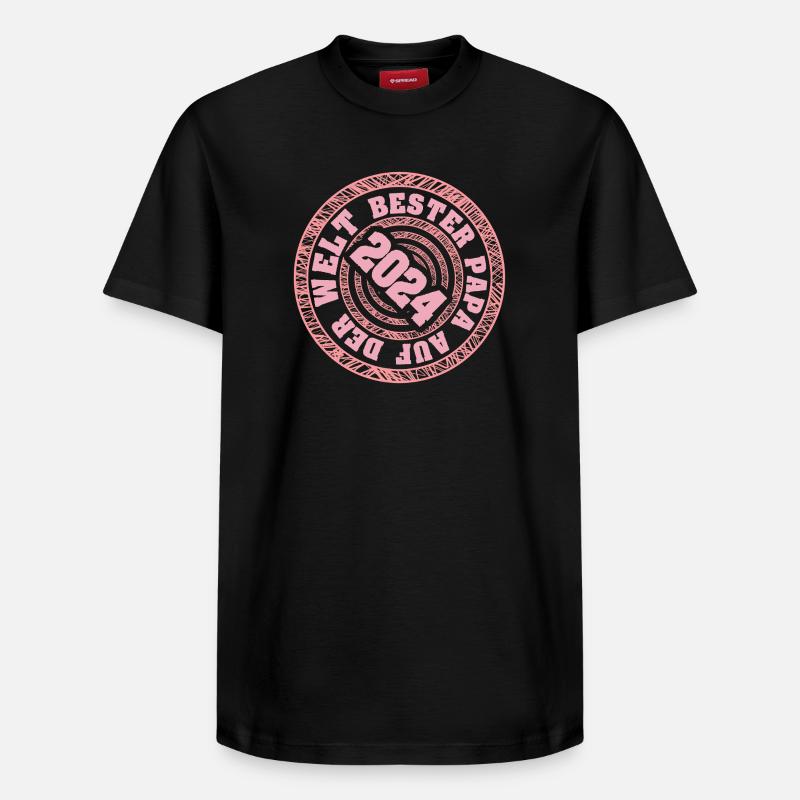 Père 2024 - T-shirt unisexe décontracté en coton Supima – de SPREAD - noir
