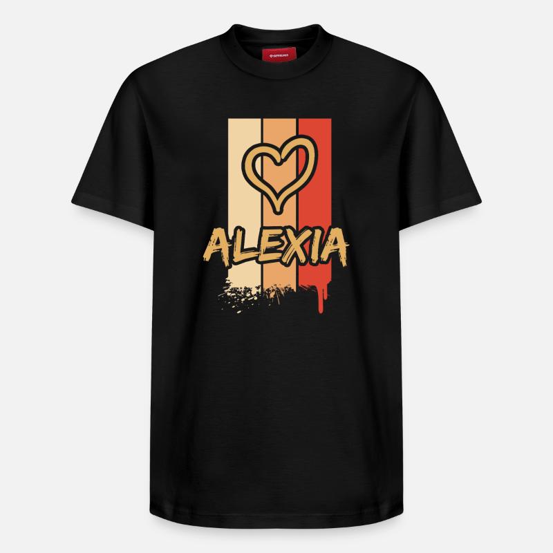 Alexia Alexia - T-shirt unisexe décontracté en coton Supima – de SPREAD - noir