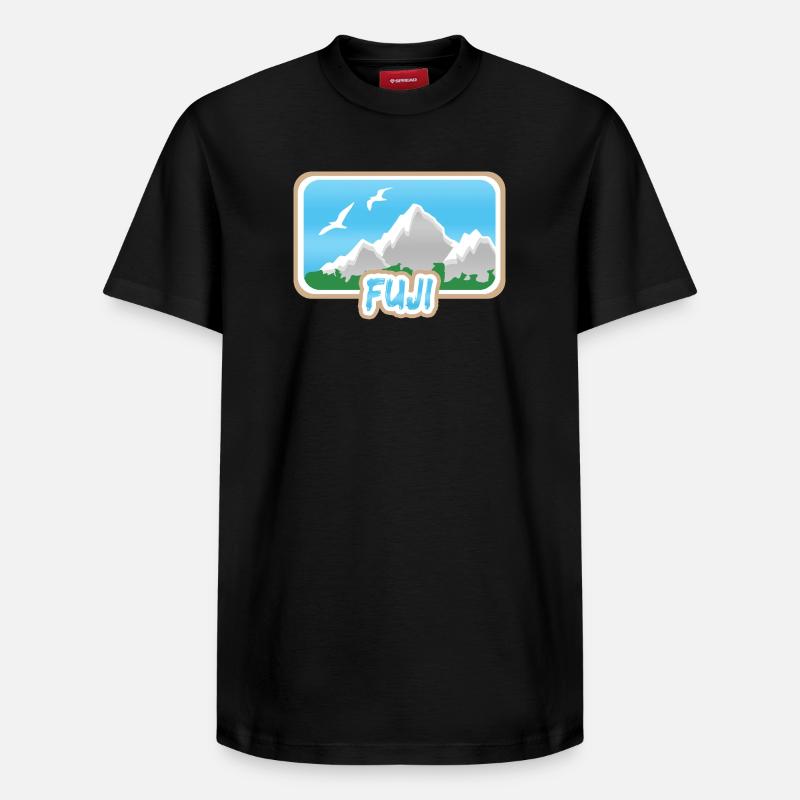 Cadeau pour Fuji - T-shirt unisexe décontracté en coton Supima – de SPREAD - noir