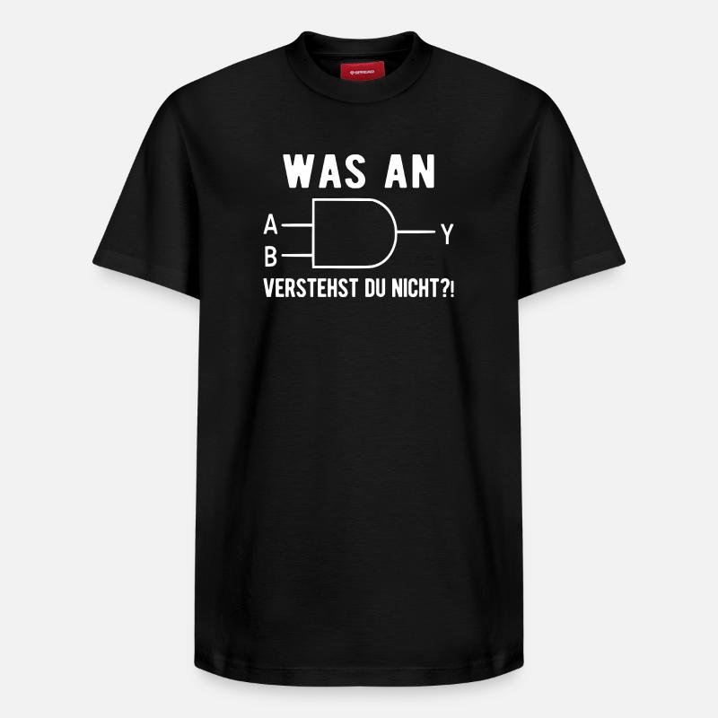 Informaticien Programmeur Administrateur Gens - T-shirt unisexe décontracté en coton Supima – de SPREAD - noir