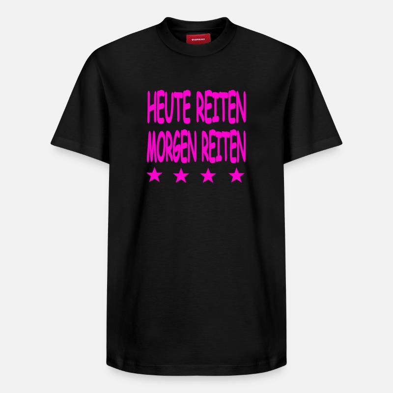 Chevaucher - T-shirt unisexe décontracté en coton Supima – de SPREAD - noir