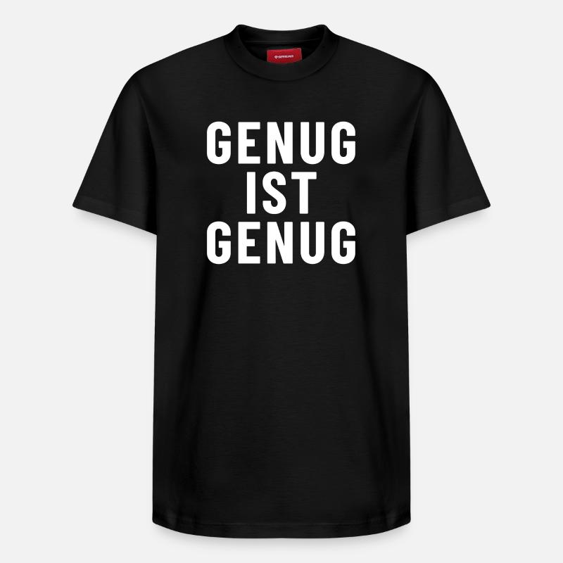 Assez c’est assez - T-shirt unisexe décontracté en coton Supima – de SPREAD - noir