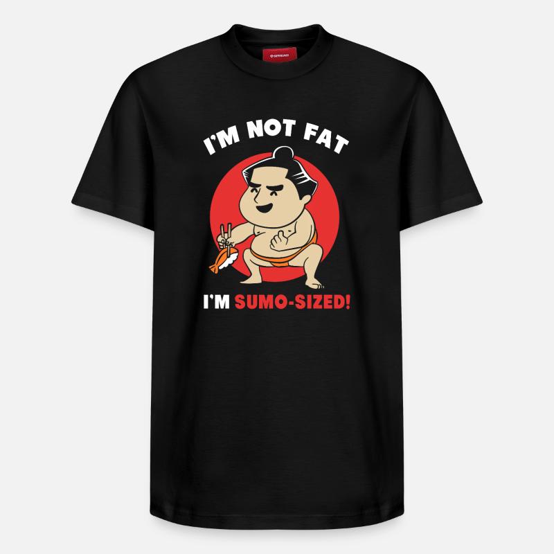 sumo - T-shirt unisexe décontracté en coton Supima – de SPREAD - noir