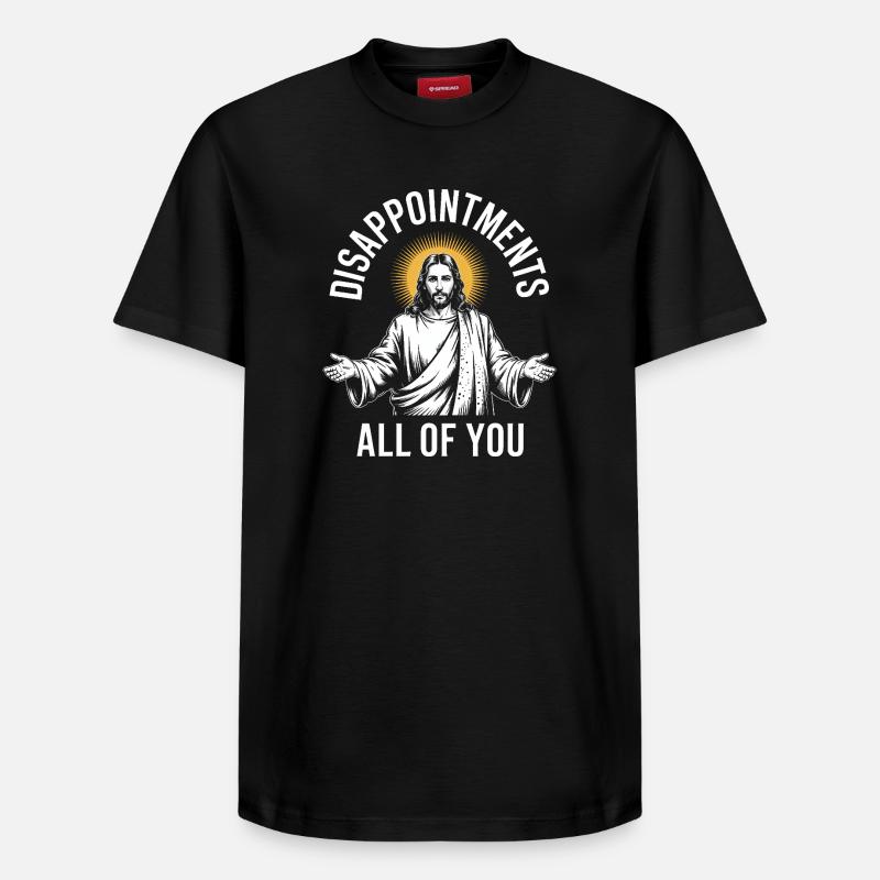 Déceptions à vous tous - T-shirt unisexe décontracté en coton Supima – de SPREAD - noir