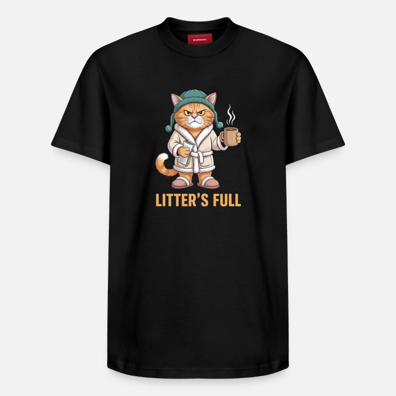 Rôti du matin - T-shirt unisexe décontracté en coton Supima – de SPREAD - noir