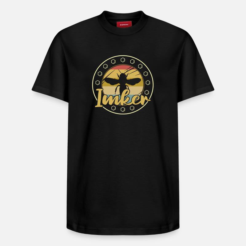 Conception apicultrice pour apiculteurs - T-shirt unisexe décontracté en coton Supima – de SPREAD - noir