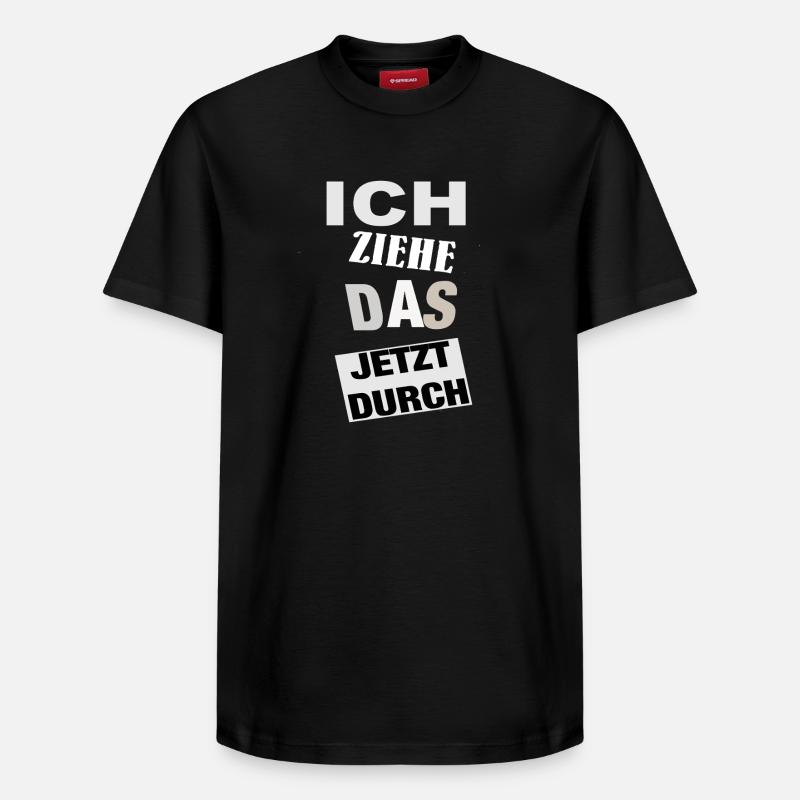 Dire motivation - T-shirt unisexe décontracté en coton Supima – de SPREAD - noir