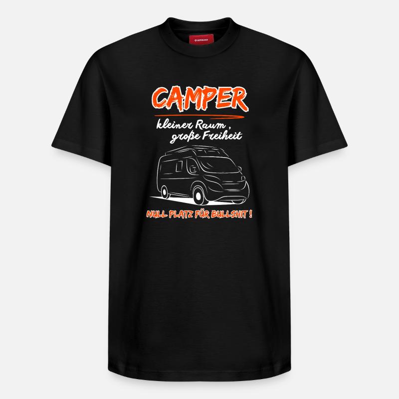 Déclaration du camping-car - T-shirt unisexe décontracté en coton Supima – de SPREAD - noir