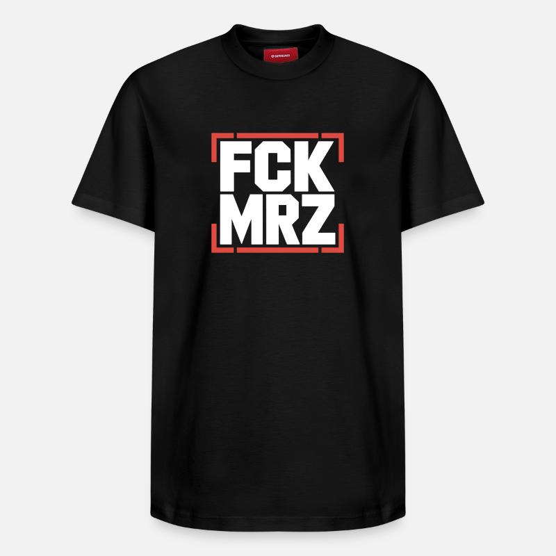 FCK MAR - Logo anti-CDU/CSU - T-shirt unisexe décontracté en coton Supima – de SPREAD - noir
