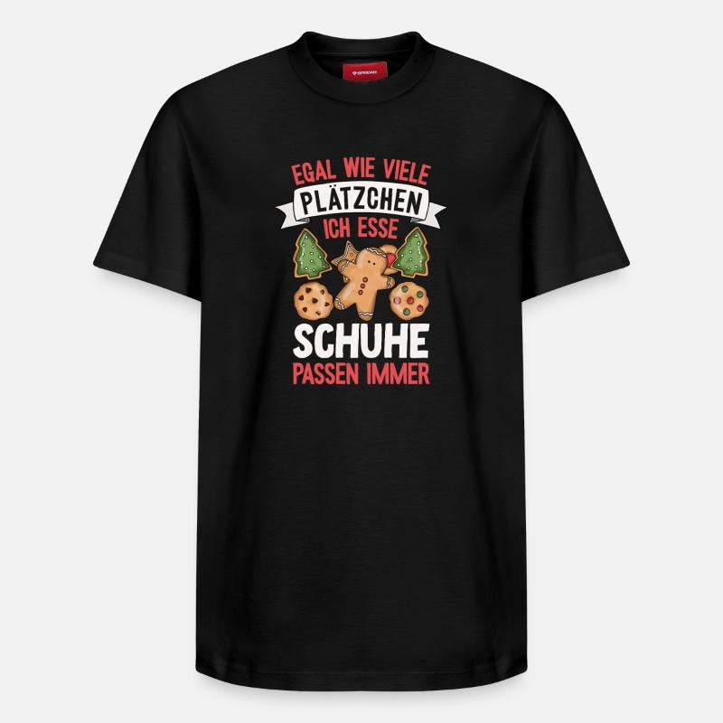 Cadeaux de Noël - T-shirt unisexe décontracté en coton Supima – de SPREAD - noir