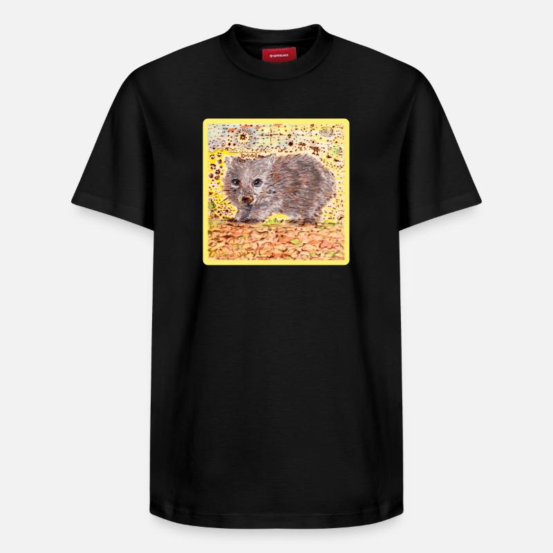 Wombat - T-shirt unisexe décontracté en coton Supima – de SPREAD - noir