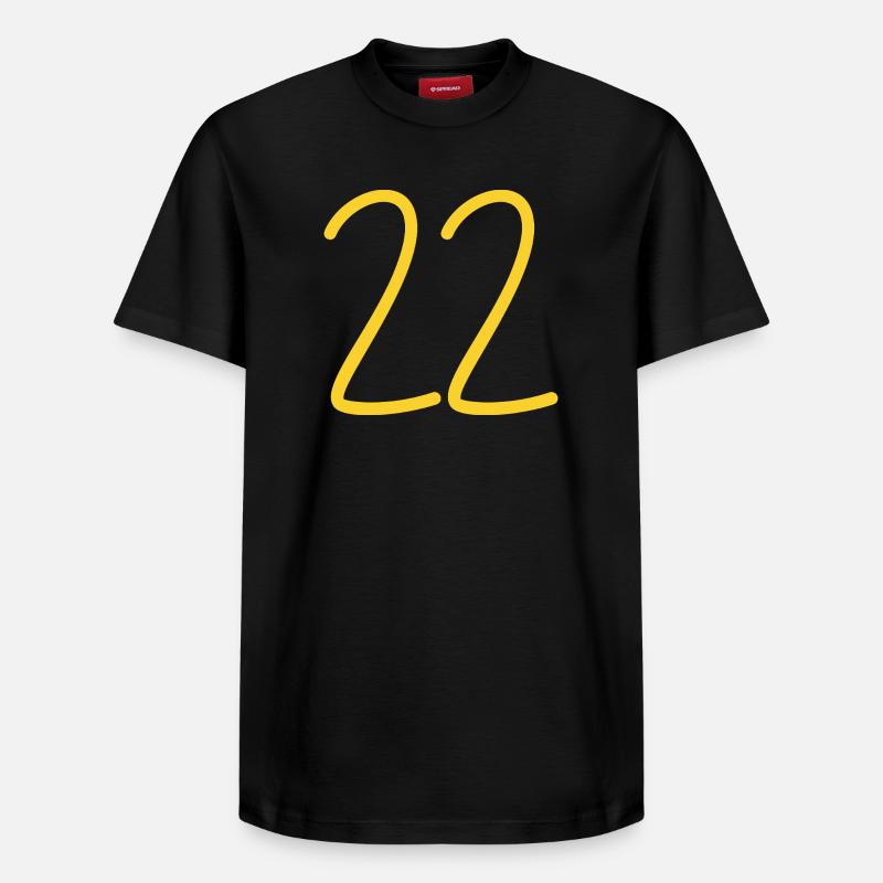 22 - T-shirt unisexe décontracté en coton Supima – de SPREAD - noir