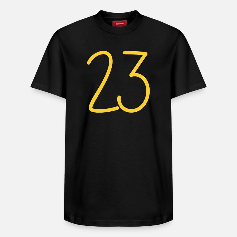 23 - T-shirt unisexe décontracté en coton Supima – de SPREAD - noir