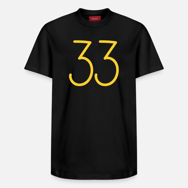 33 - T-shirt unisexe décontracté en coton Supima – de SPREAD - noir