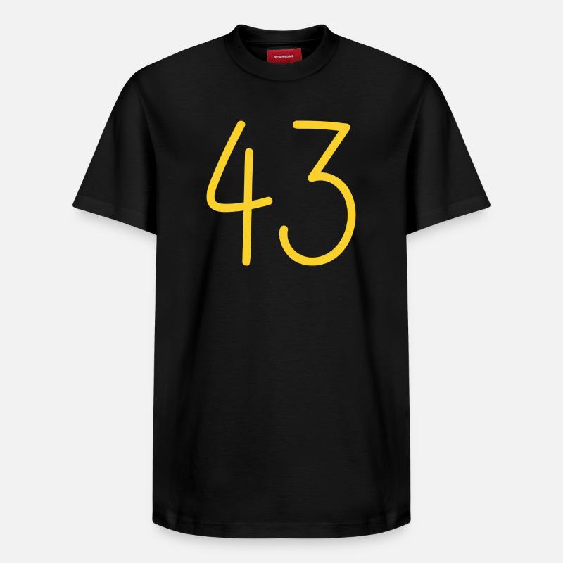 43 - T-shirt unisexe décontracté en coton Supima – de SPREAD - noir