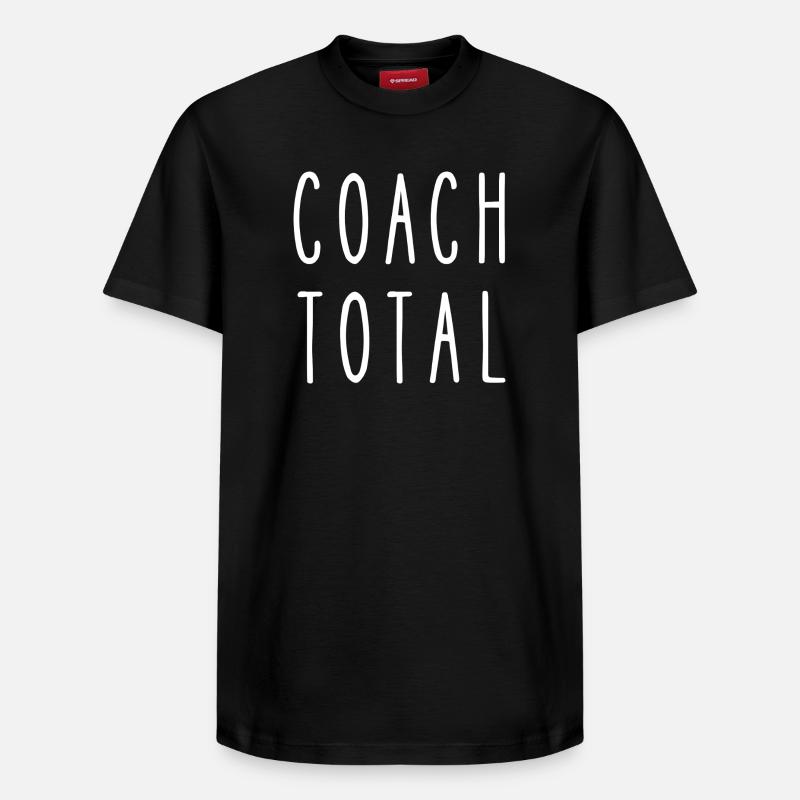 coach total - T-shirt unisexe décontracté en coton Supima – de SPREAD - noir