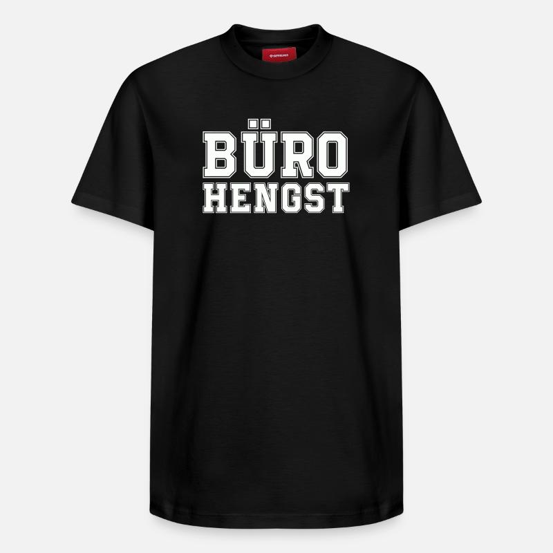 Bureau Hengst - T-shirt unisexe décontracté en coton Supima – de SPREAD - noir