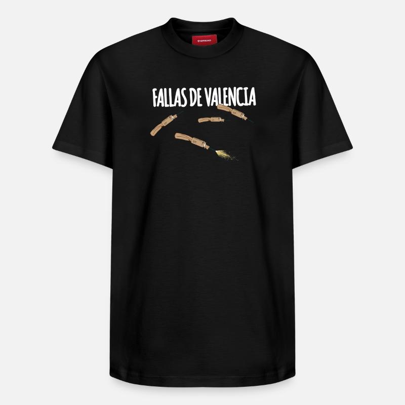 Fallas De Valencia Trueno - T-shirt unisexe décontracté en coton Supima – de SPREAD - noir