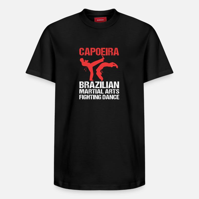 Capoeira - T-shirt unisexe décontracté en coton Supima – de SPREAD - noir
