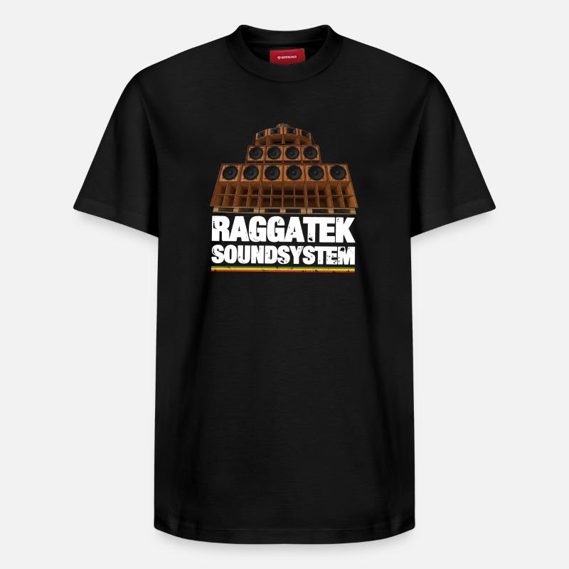 Raggatek - T-shirt unisexe décontracté en coton Supima – de SPREAD - noir