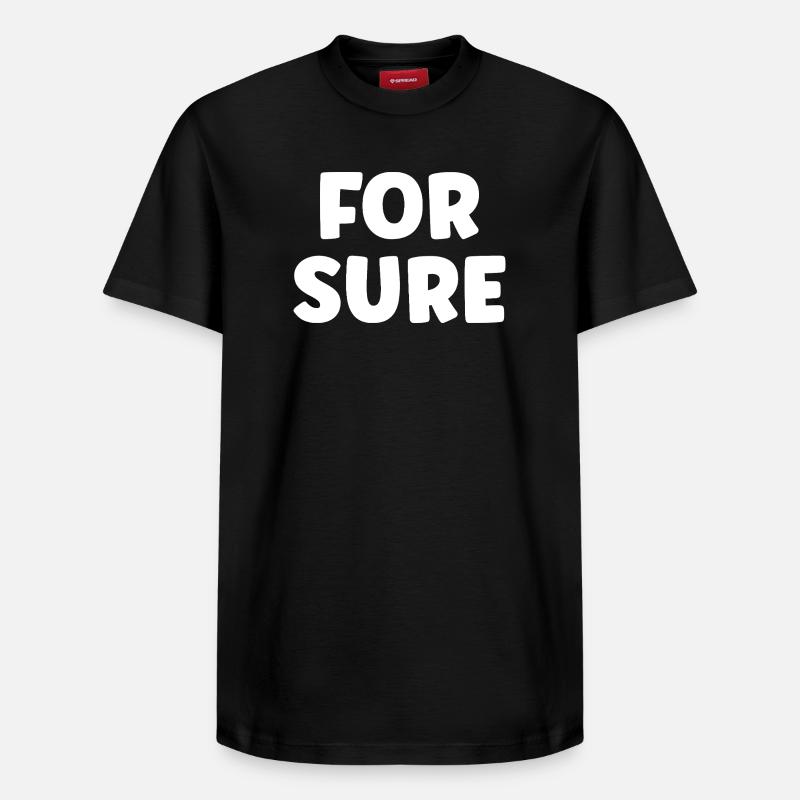 Sicher - Relaxed Unisex Supima Cotton T-Shirt – von SPREAD - Schwarz