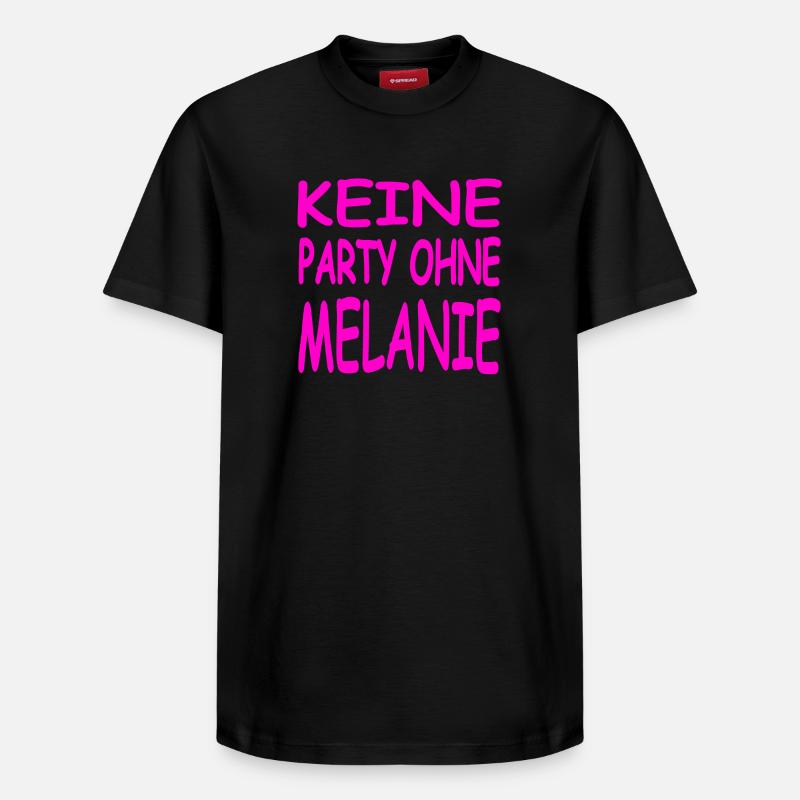 Melanie - T-shirt unisexe décontracté en coton Supima – de SPREAD - noir