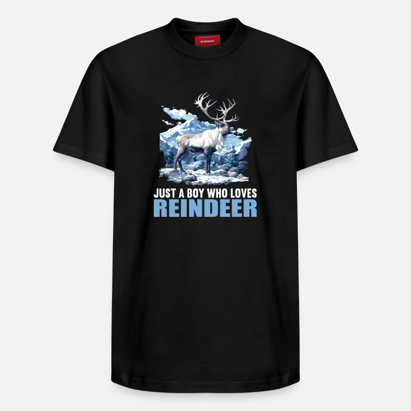 Renne Renne - T-shirt unisexe décontracté en coton Supima – de SPREAD - noir