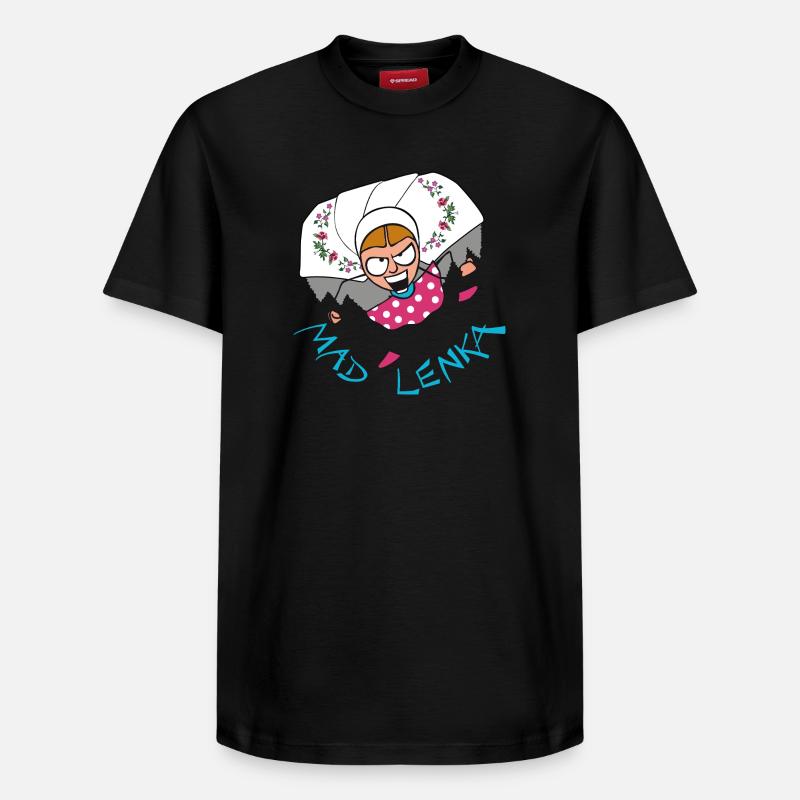 MADLENKA - DS - T-shirt unisexe décontracté en coton Supima – de SPREAD - noir