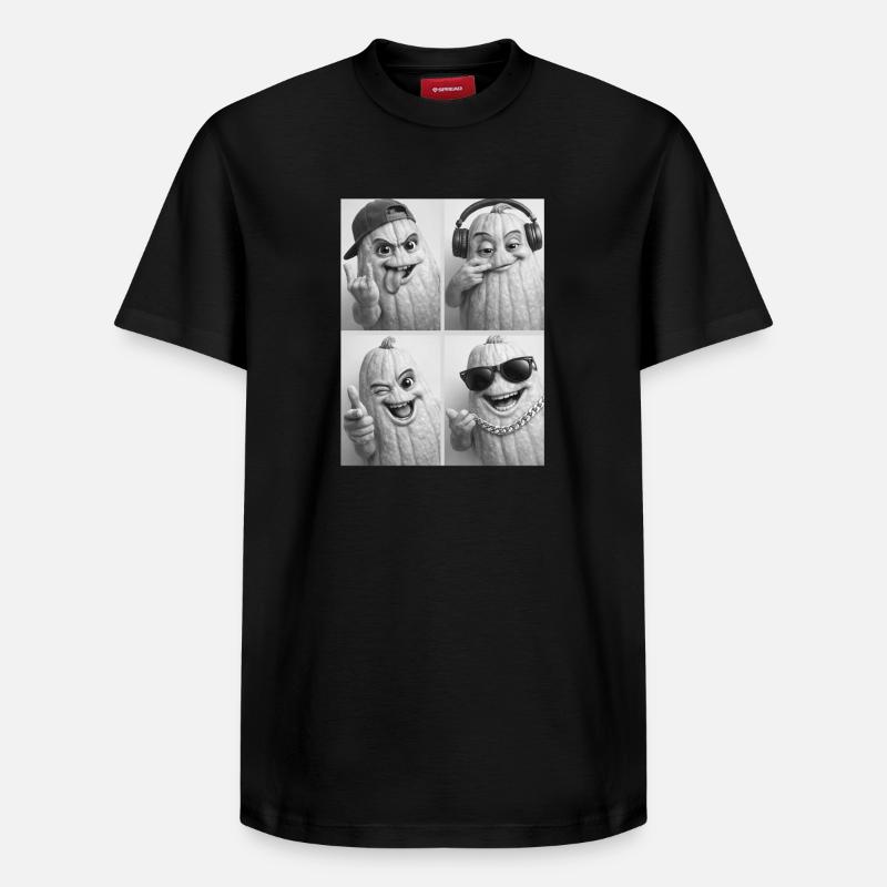 Squash - Relaxed Unisex Supima Cotton T-Shirt – von SPREAD - Schwarz