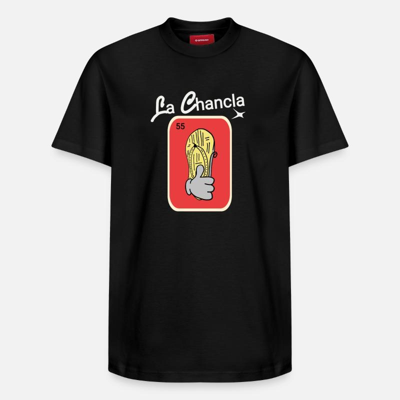 La Chancla - T-shirt unisexe décontracté en coton Supima – de SPREAD - noir