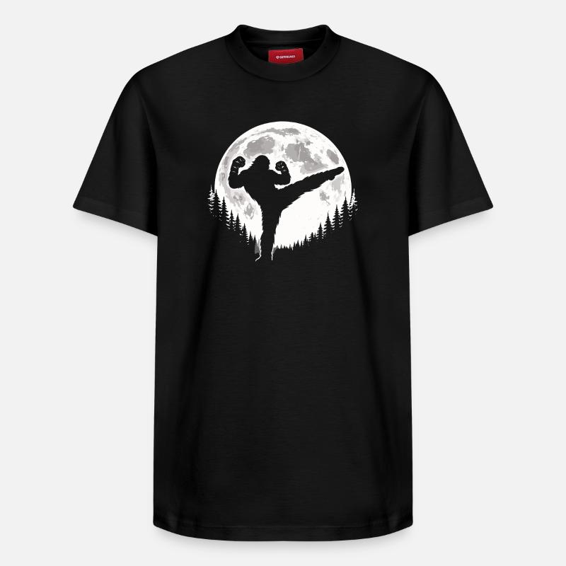 Bigfoot Kickboxing - T-shirt unisexe décontracté en coton Supima – de SPREAD - noir