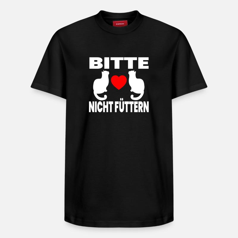 félin - T-shirt unisexe décontracté en coton Supima – de SPREAD - noir