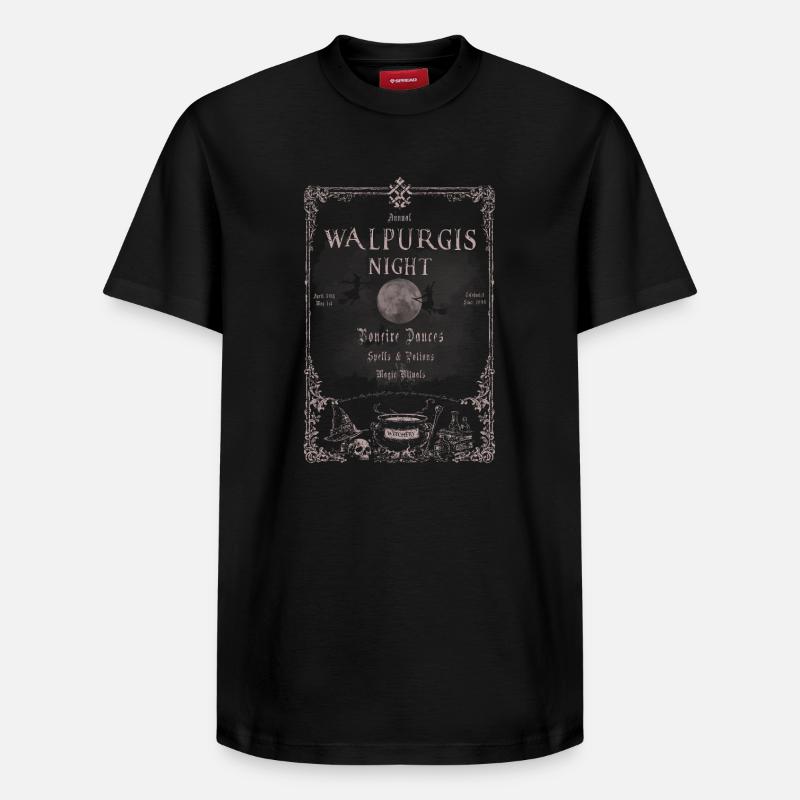 Walpurgis Night - Relaxed Unisex Supima Cotton T-Shirt – von SPREAD - Schwarz
