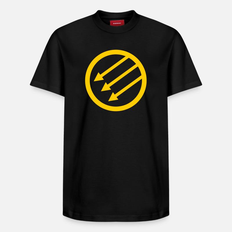 Iron Front / Eiserne Front / Järnfronten - Relaxed Unisex Supima Cotton T-Shirt – by SPREAD - black