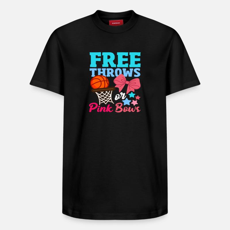 Freiwürfe Oder Schleifen Basketball - Relaxed Unisex Supima Cotton T-Shirt – von SPREAD - Schwarz