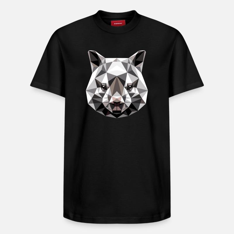 Wombat Australia Marsupial Mignon Wombat - T-shirt unisexe décontracté en coton Supima – de SPREAD - noir