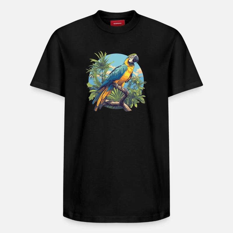 L’ère de l’ara - T-shirt unisexe décontracté en coton Supima – de SPREAD - noir