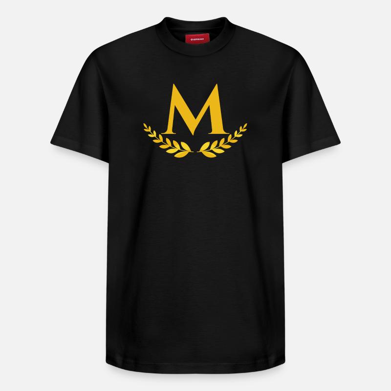 m - T-shirt unisexe décontracté en coton Supima – de SPREAD - noir