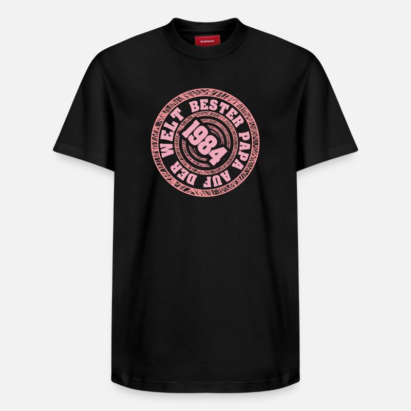 Fête des pères 1984 - T-shirt unisexe décontracté en coton Supima – de SPREAD - noir