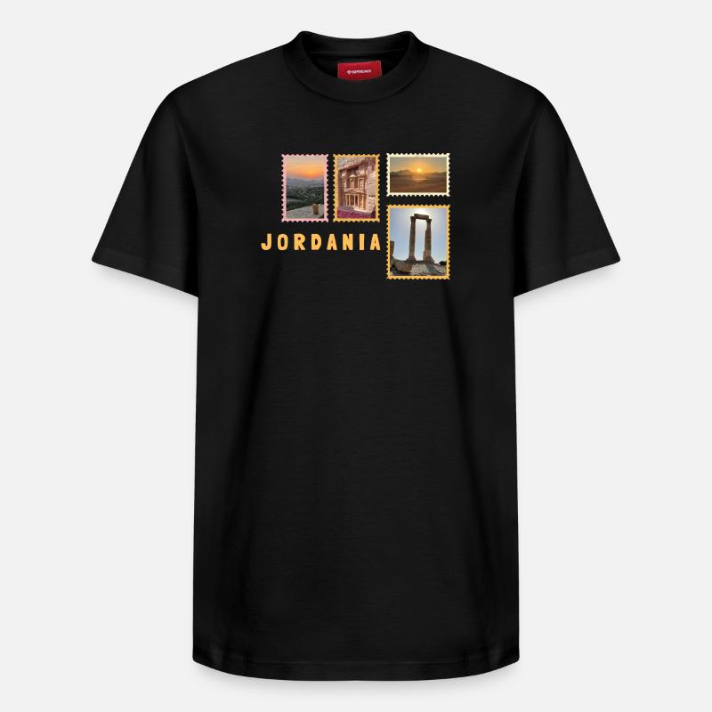 Jordan Collage - T-shirt unisexe décontracté en coton Supima – de SPREAD - noir