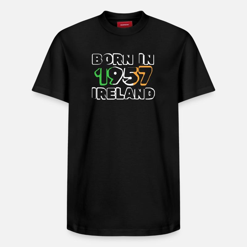 Irlande 1957 - T-shirt unisexe décontracté en coton Supima – de SPREAD - noir