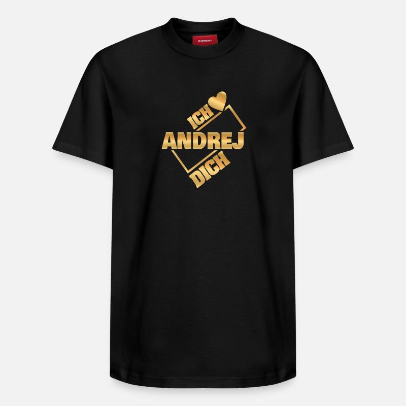 Andrej - T-shirt unisexe décontracté en coton Supima – de SPREAD - noir