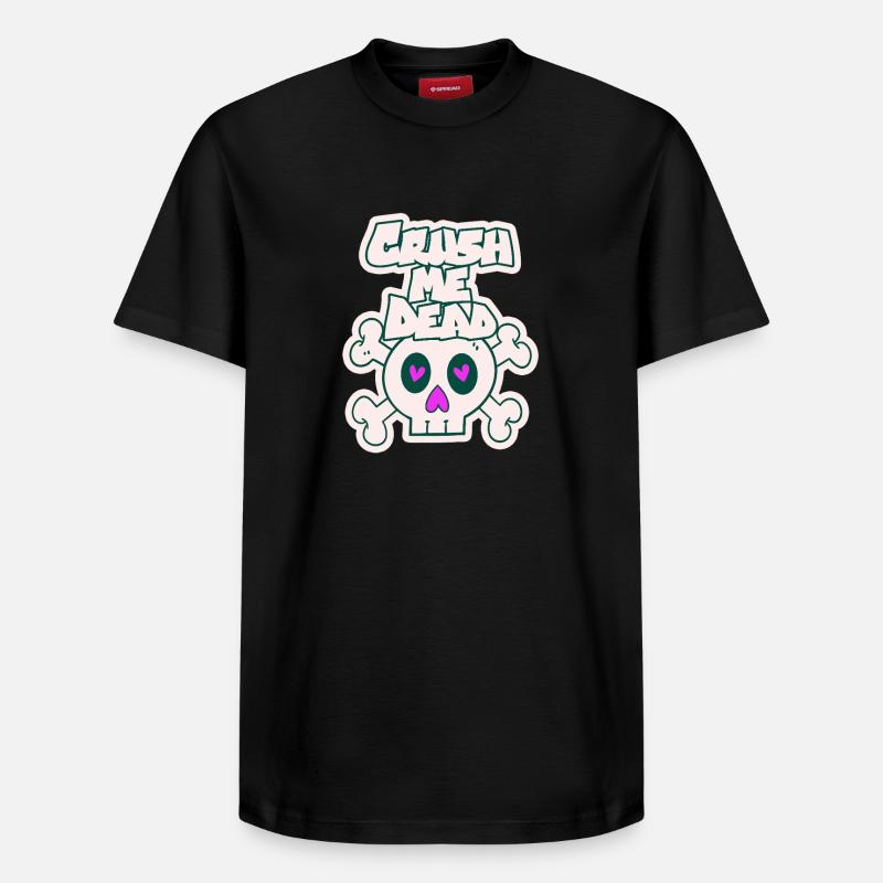 Écrase-moi - T-shirt unisexe décontracté en coton Supima – de SPREAD - noir