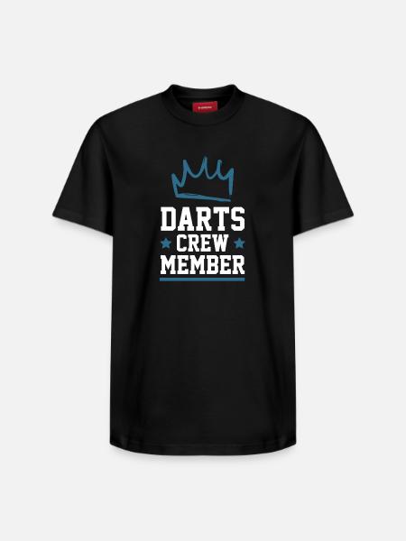 Darts Crew - Relaxed Unisex Supima Cotton T-Shirt – by SPREAD - black