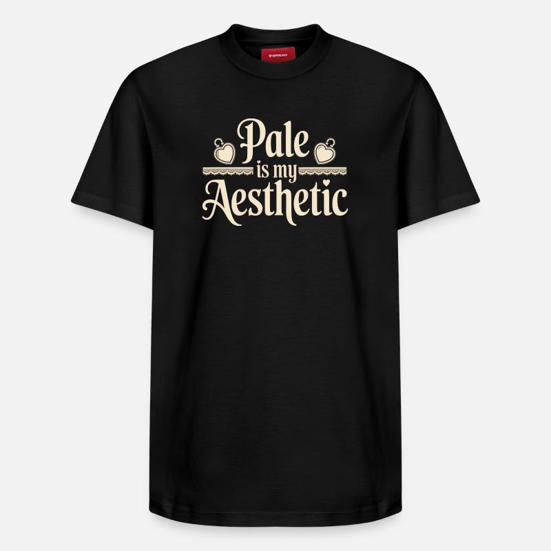 Pâle est mon esthétique - T-shirt unisexe décontracté en coton Supima – de SPREAD - noir