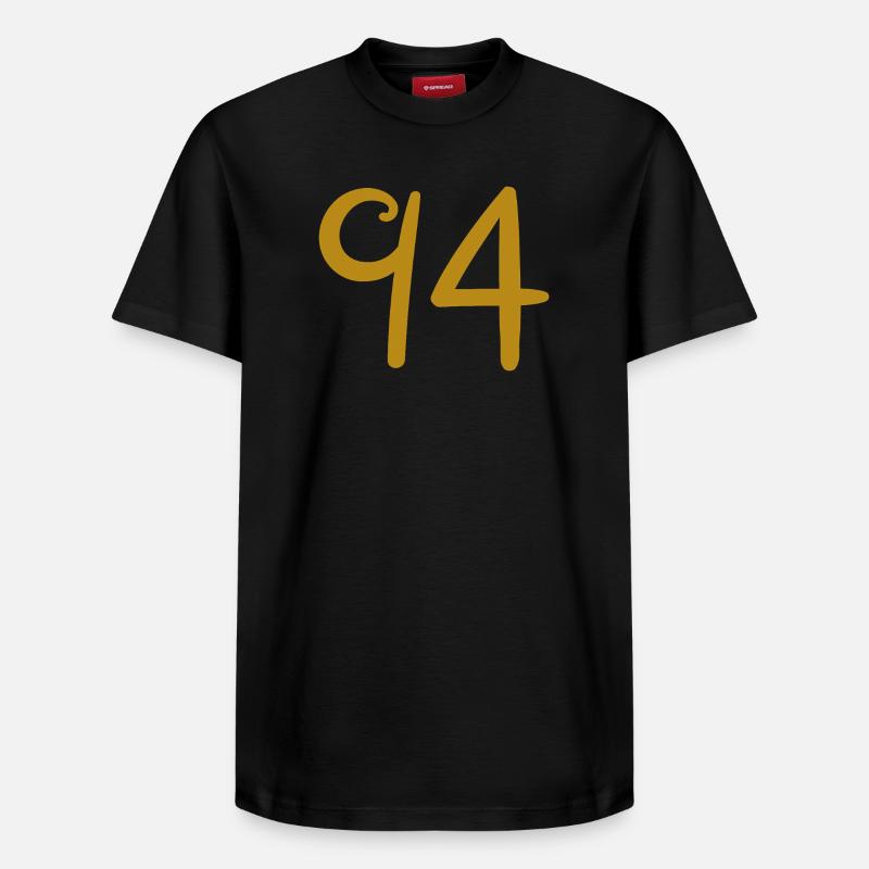 94 - T-shirt unisexe décontracté en coton Supima – de SPREAD - noir