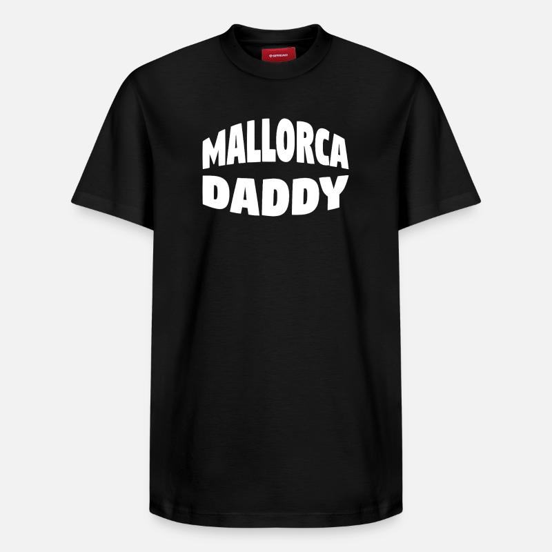 Mallorca Daddy - Relaxed Unisex Supima Cotton T-Shirt – von SPREAD - Schwarz