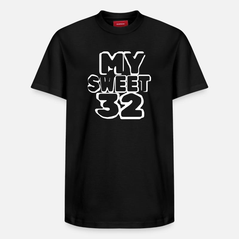 Age 32 - Relaxed Unisex Supima Cotton T-Shirt – by SPREAD - black