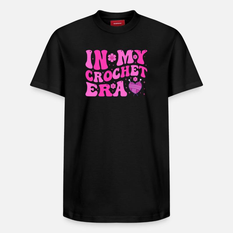 Dans ma zone crochet - T-shirt unisexe décontracté en coton Supima – de SPREAD - noir