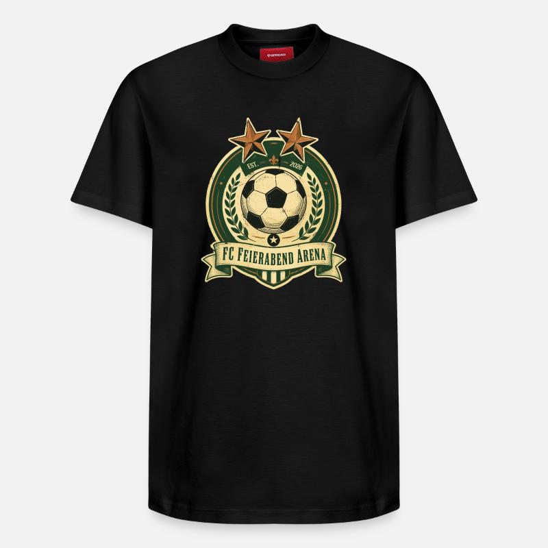 FC Feierabend Arena - T-shirt unisexe décontracté en coton Supima – de SPREAD - noir